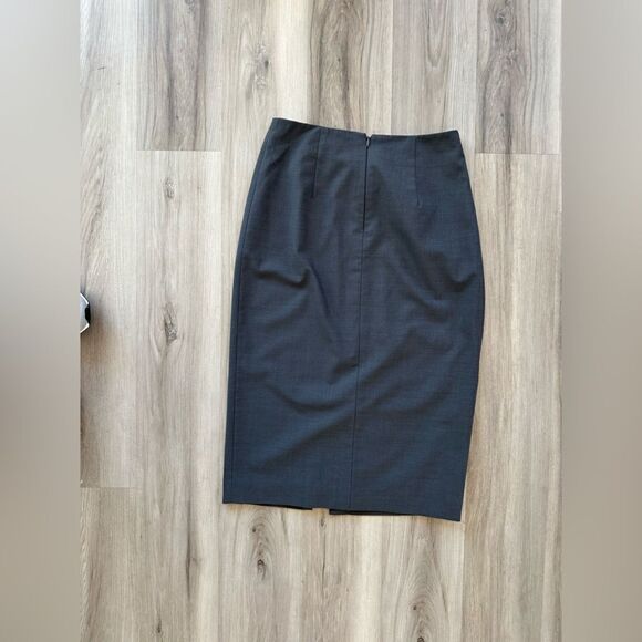 Antonio Melani wool blend pencil skirt with front thigh split 2 - Picture 7 of 9